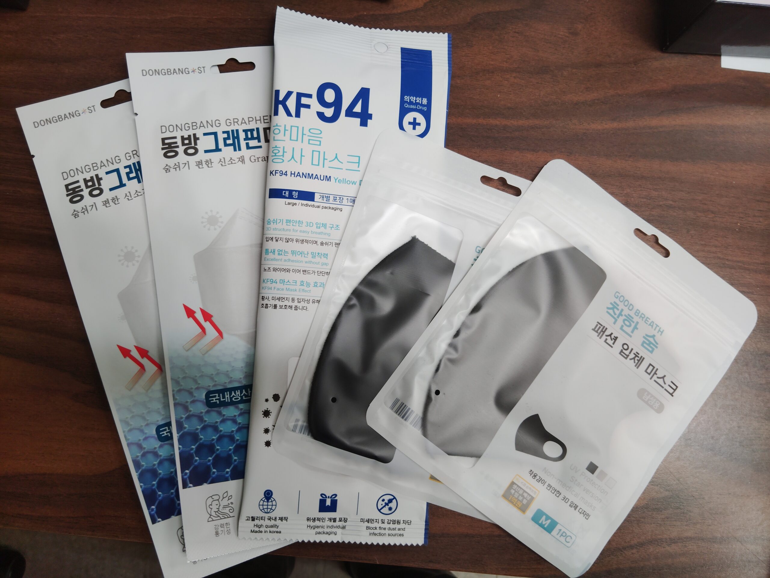 KF94 Face Masks – 10 Mixed Masks per Pack (Test)