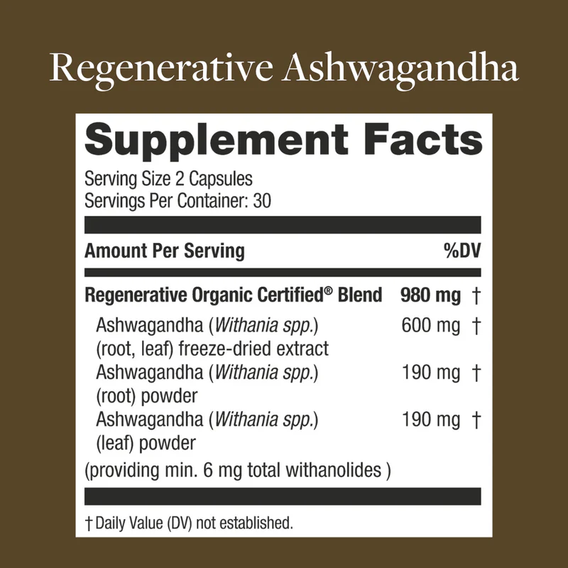 Regenerative Ashwagandha