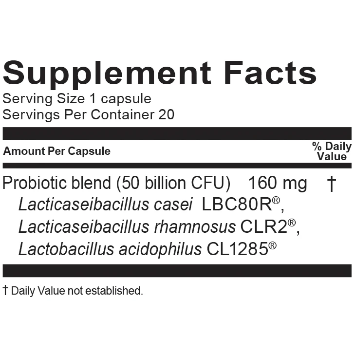 Advanced Bowel Support Probiotic Capsules