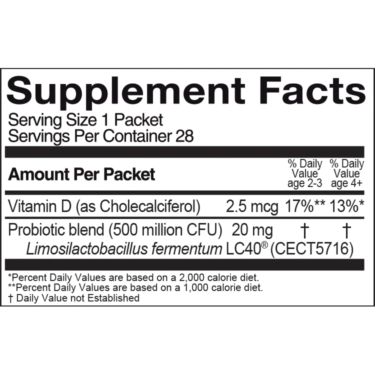 Kidz Probiotic Powder Stick Pack