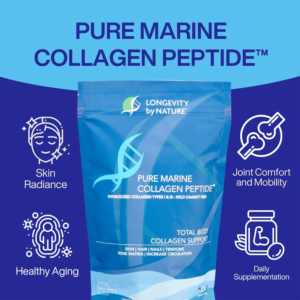 Pure Marine Collagen PeptideTM 200 Gram Powder