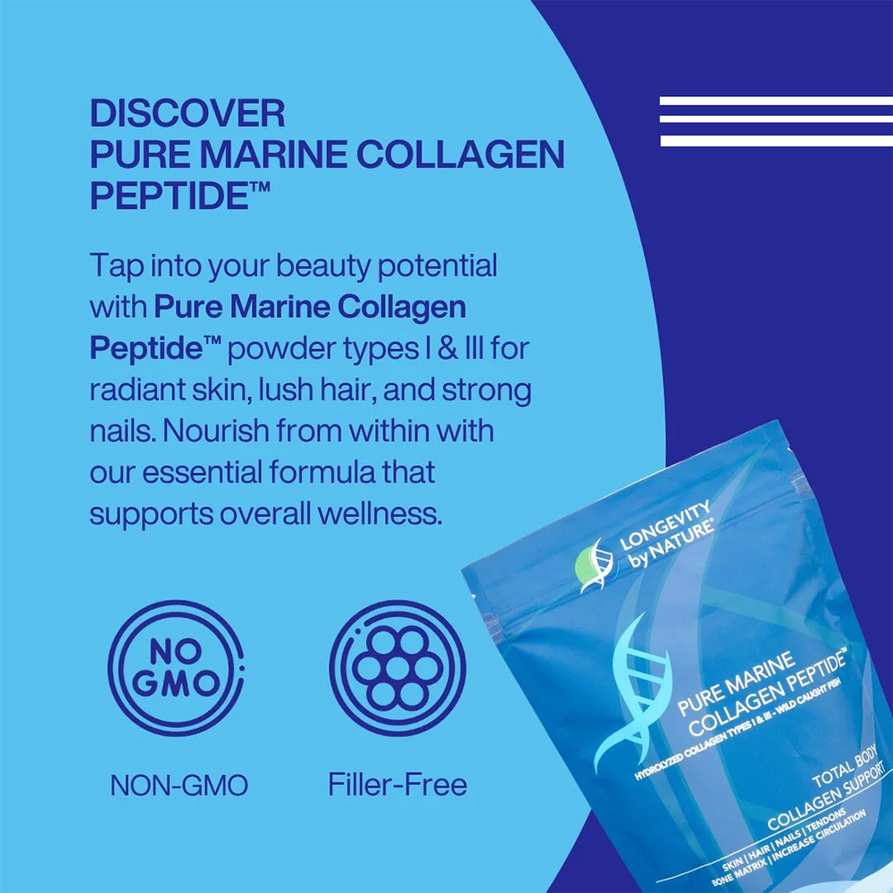 Pure Marine Collagen PeptideTM 200 Gram Powder