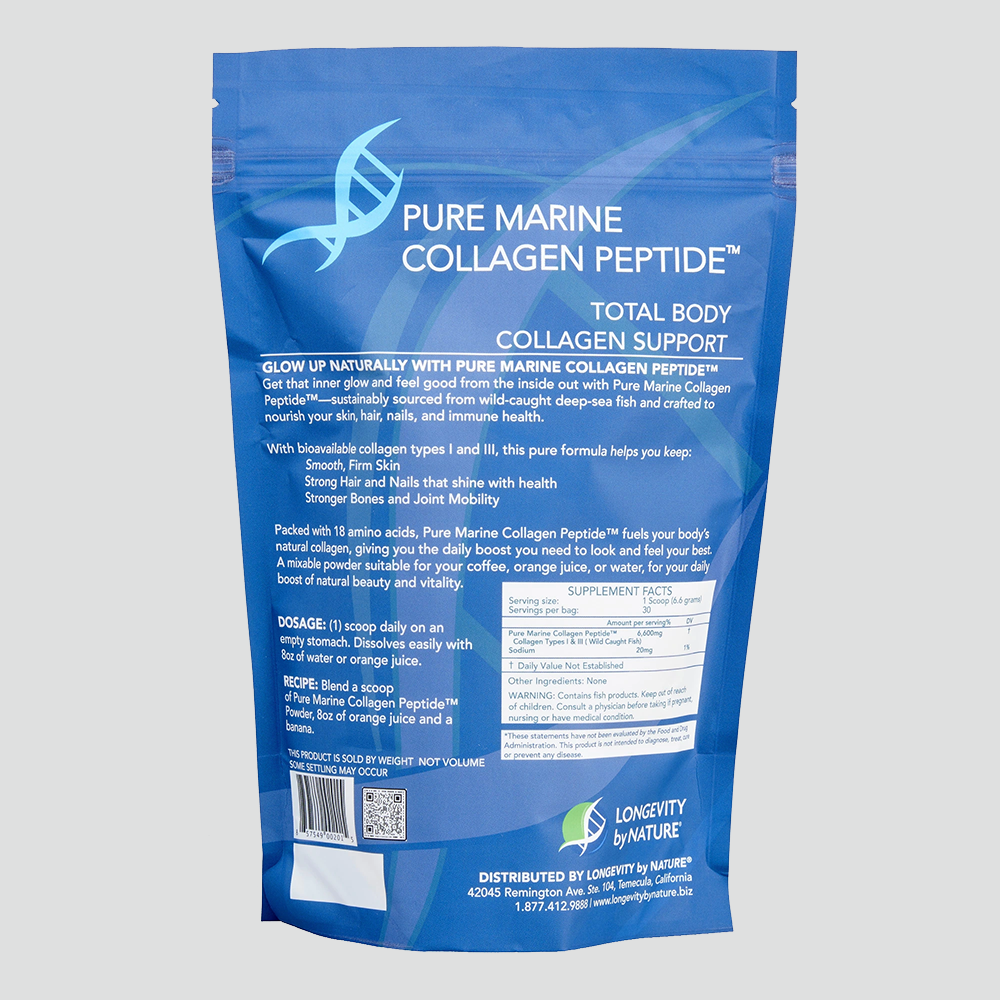 Pure Marine Collagen PeptideTM 200 Gram Powder