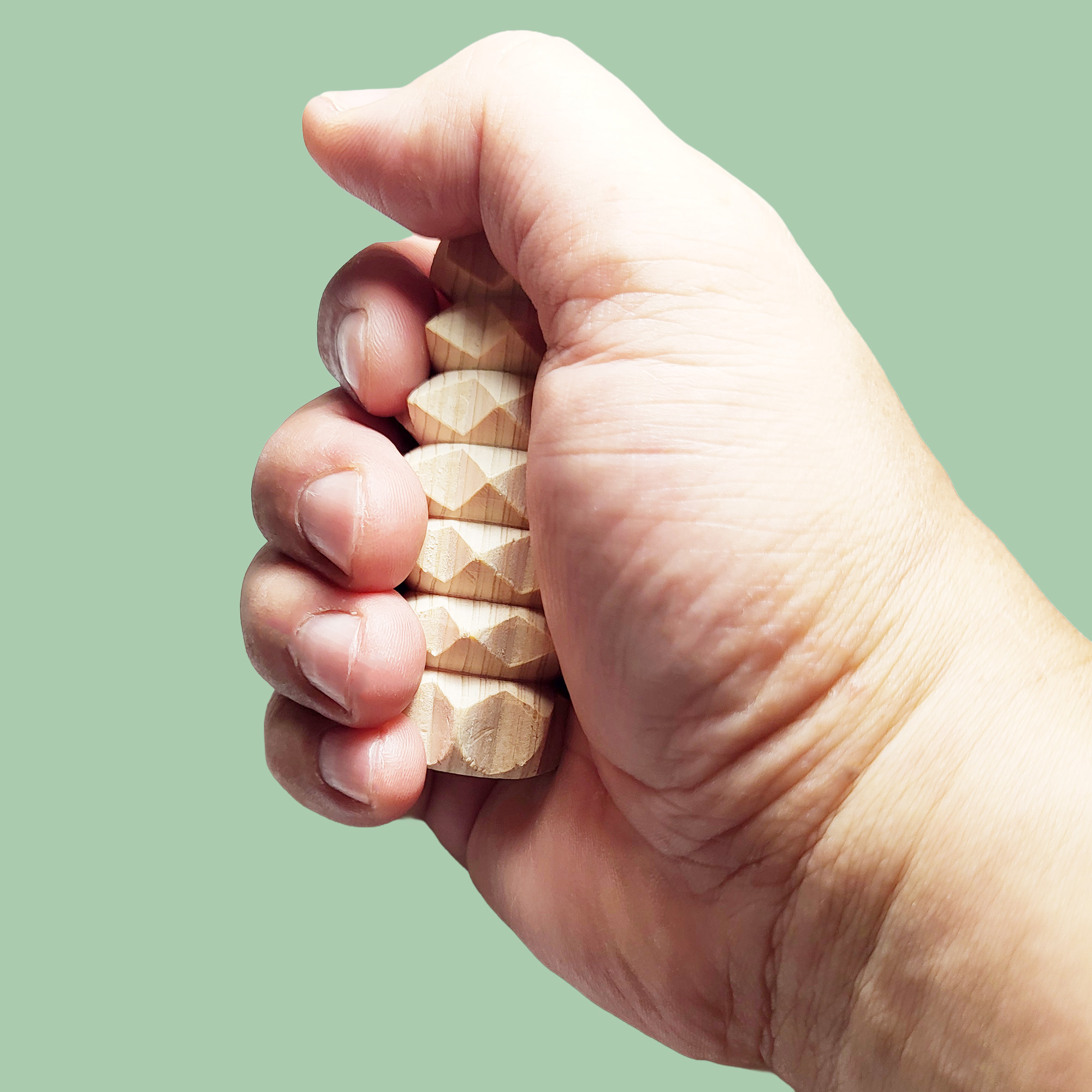 Korean Cypress Wood Hand Massage